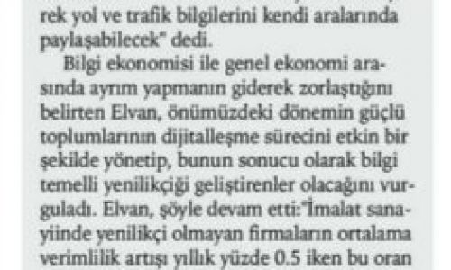 Bakan Elvan’dan Dijitalleşme Vurgusu – Antalya Gazete Bir