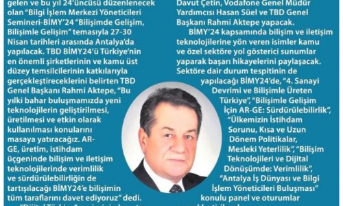 Gündem Bilişim Olacak – Milliyet Ankara
