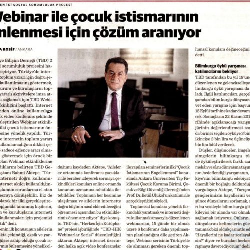 Webinar İle Çocuk İstismarının Önlenmesi İçin Çözüm Aranıyor – DÜNYA GAZETESİ