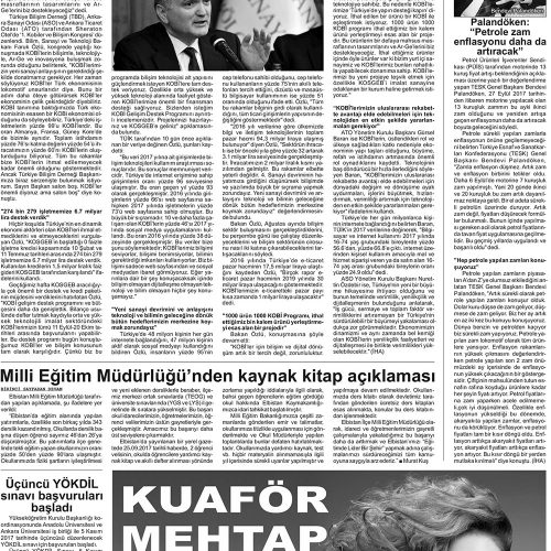 Bakan Özlü: “KOBİ’lerimize ‘Türkiye’de Yapın Desteği Kapın’ Diyoruz” – ELBİSTANIN SESİ GAZETESİ