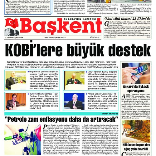 KOBİ’lere Büyük Destek – ANKARA BAŞKENT