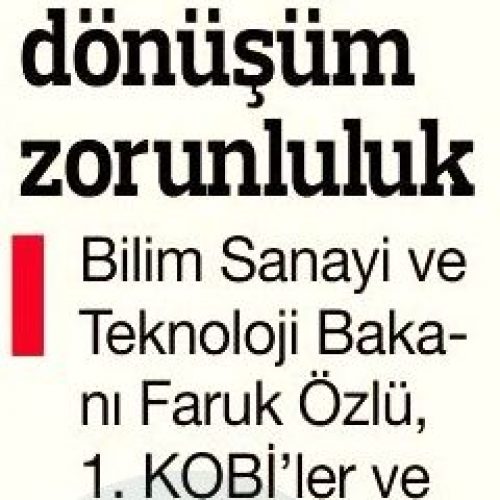 Özlü: Dijital Dönüşüm Zorunluluk – HABERTÜRK