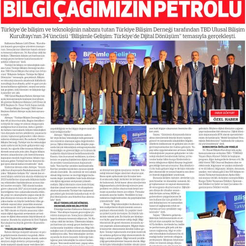 Bilgi Çağımızın Petrolü – ANKARA SONSÖZ