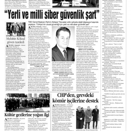 Yerli ve Milli Siber Güvenlik Şart – ANAYURT GAZETESİ