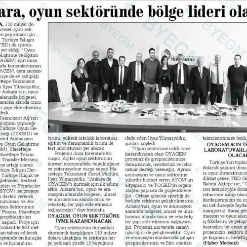 Ankara, Oyun Sektöründe Bölge Lideri Olacak – ANKARA GÜÇLÜ ANADOLU