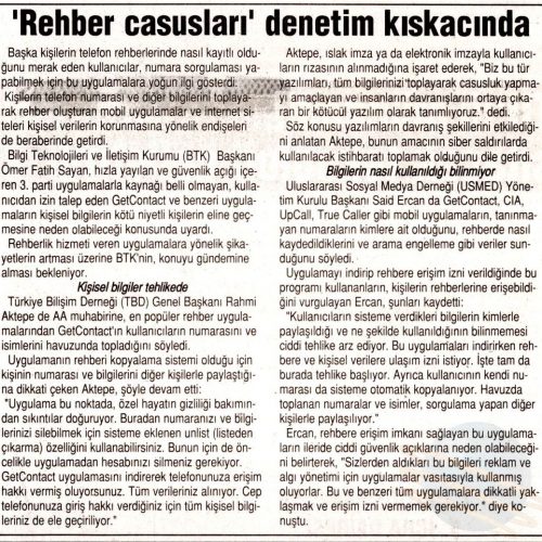 ‘Rehber Casusları’ Denetim Kıskacında – SON SAAT