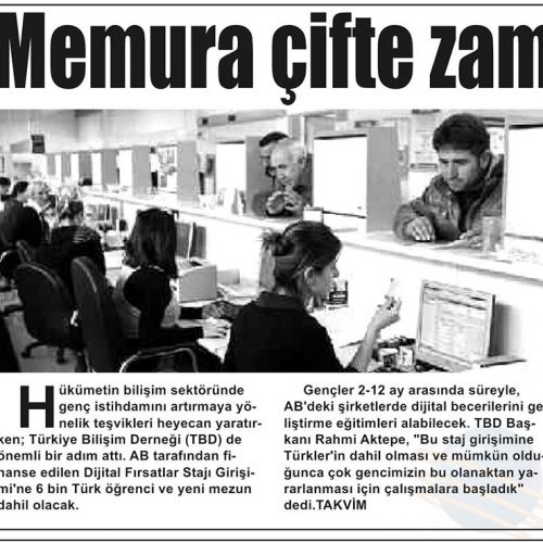 Memura Çifte Zam – ORDU TRİBÜN GAZETESİ