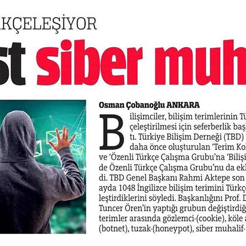 Hacktivist Siber Mualif Oldu – TÜRKİYE GAZETESİ