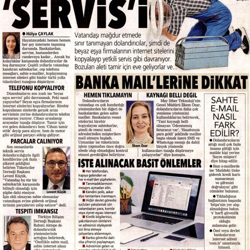 Dolandırıcı ‘Servis’i – POSTA GAZETESİ