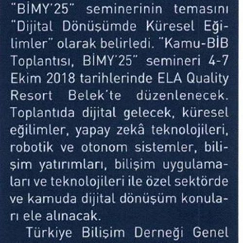 Dijital Dönüşüm Tüm Sektörlerde Gerçekleşmeli – KOBİ EFOR DERGİSİ