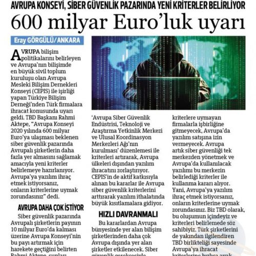 600 Milyar Euro’luk Uyarı – HÜRRİYET