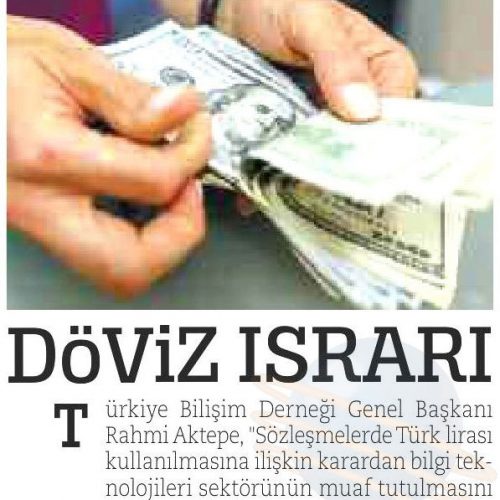 Döviz Israrı – HABER VAKTİM