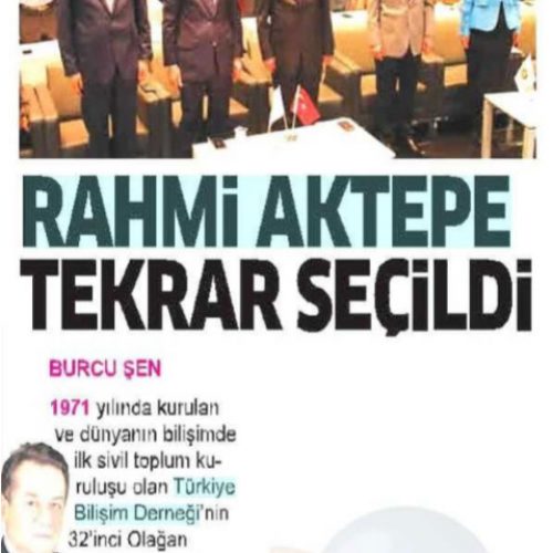 Rahmi AKTEPE Tekrar Seçildi – TİCARİ HAYAT