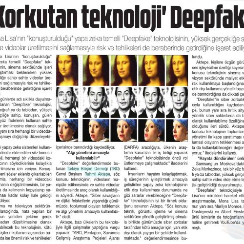 Korkutan Teknoloji Deepfake – BİNGÖL ONLİNE