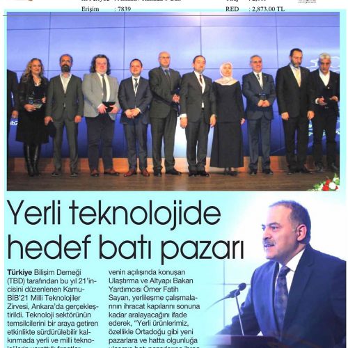 Yerli Teknolojide Hedef Batı Pazarı – ANAYURT