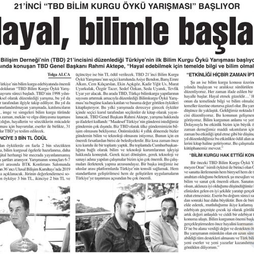 Hayal, Bilimle Başlar – BAŞKENT