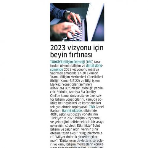 2023 Vizyonu için Beyin Fırtınası – ANALİZ