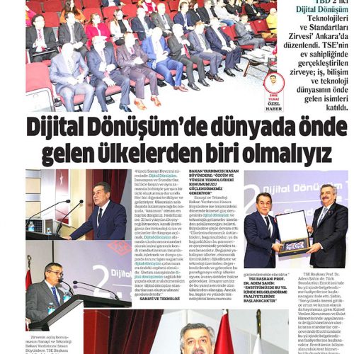 Başkentte “2. Dijital Dönüşüm Teknolojileri ve Standartları Zirvesi” Düzenlendi – ANKARA SONSÖZ