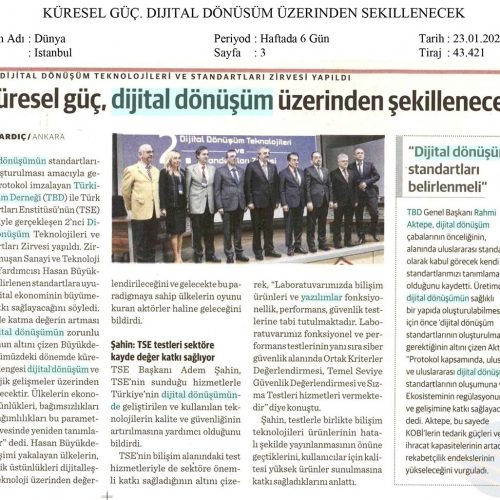 Küresel Güç, Dijital Dönüşüm Üzerinden Şekillenecek – DÜNYA