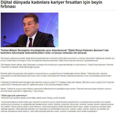 Dijital Dünyada Kadınlara Kariyer Fırsatları İçin Beyin Fırtınası – TEKNOLOJİ GÜNDEM