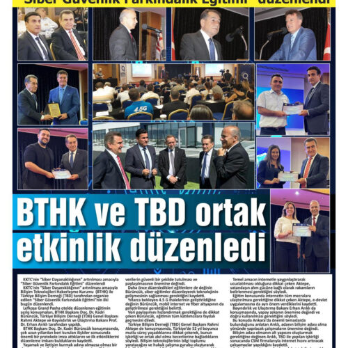 BTHK ve TBD Ortak Etkinlik Düzenledi – NE HABER KIBRIS